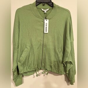 Women’s Steve Madden Fast Car Bomber Jacket Large